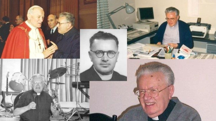 Páter Štefan Senčík viedol Slovenskú redakciu Vatikánskeho rozhlasu v rokoch 1957-1963 a 1984-1990
