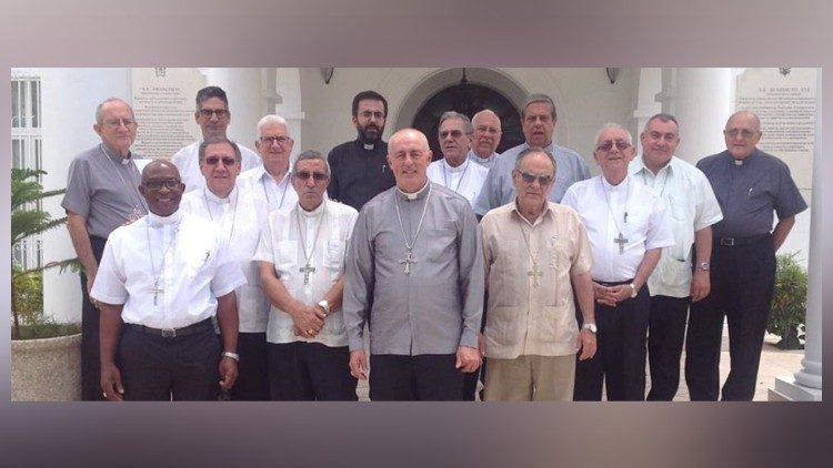 Los obispos de la Conferencia Episcopal de Cuba.