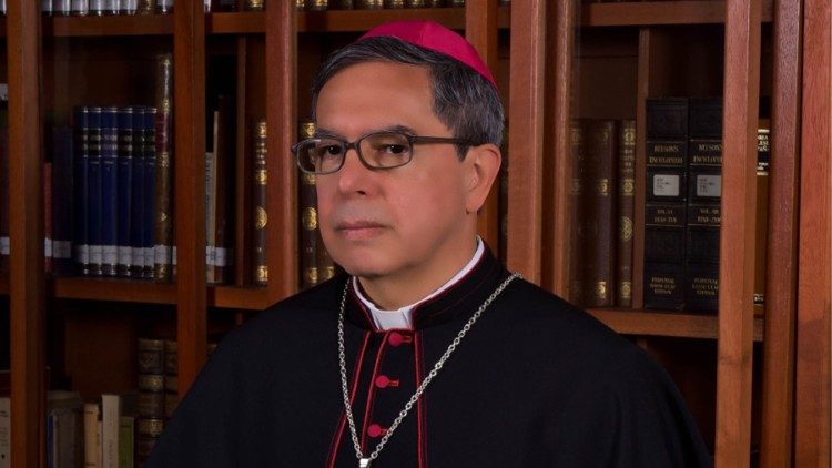 Erzbischof Rueda Aparicio, Vorsitzender der Bischofskonferenz von Kolumbien
