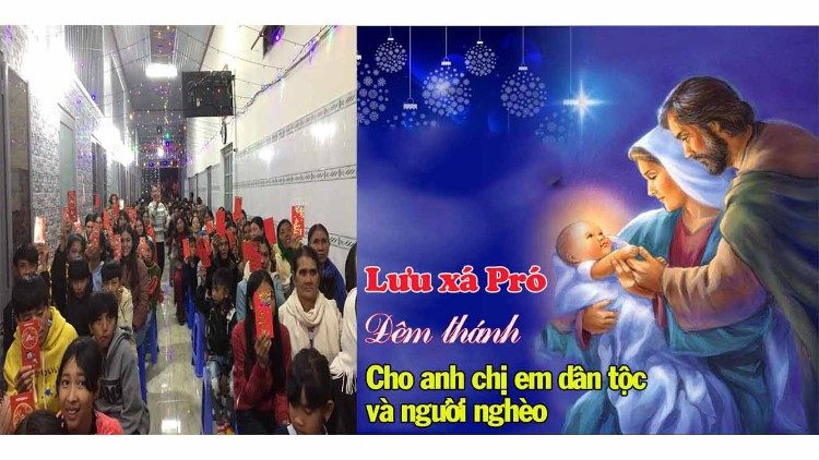 Đêm thánh cho người dân tộc và người nghèo tại cộng đoàn lưu xá Pro, tỉnh Lâm Đồng