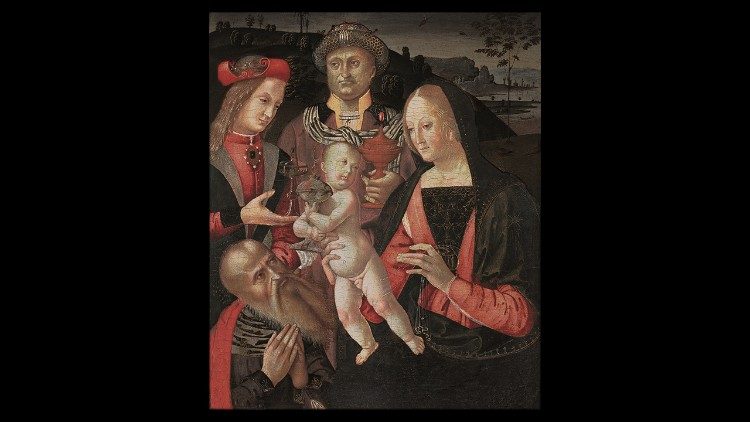 Bernardino di Mariotto dello Stagno, "L'Adoration des Mages" (fin XVe-début XVIe siècle) © Musei Vaticani