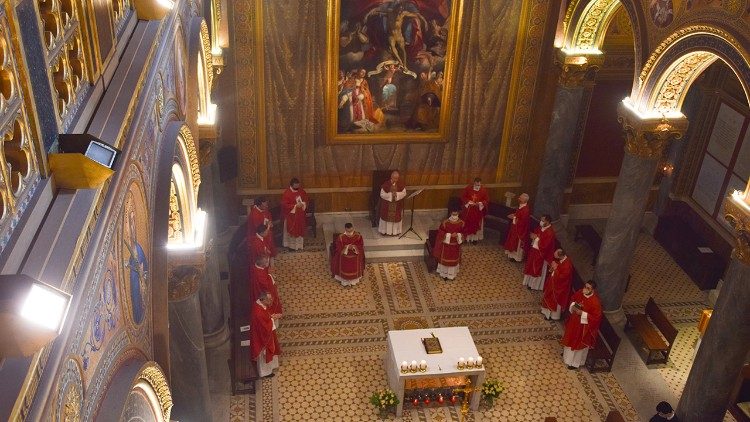 Celebration honouring the English Martyrs at the Venerable English College (photo credit: Edward Hauschild)