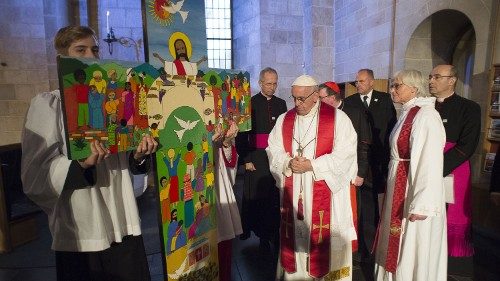 Papst an Lutheraner: Ökumene zielt auf in Unterschieden versöhnte Einheit