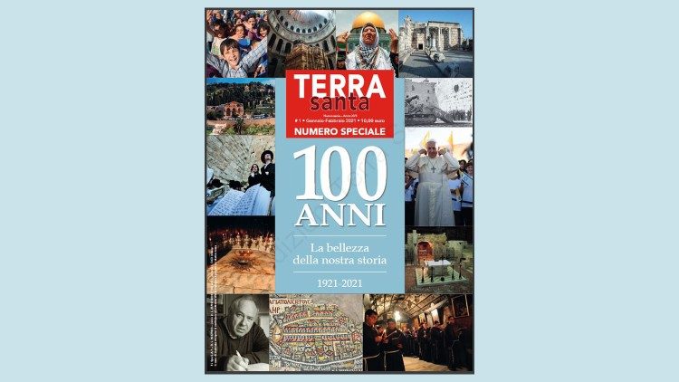 Copertina della rivista Terrasanta, edizione speciale per i 100 anni