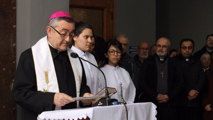 2021.01.10 Chile. Monseñor Héctor Vargas, obispo de Temuco (Archivo)