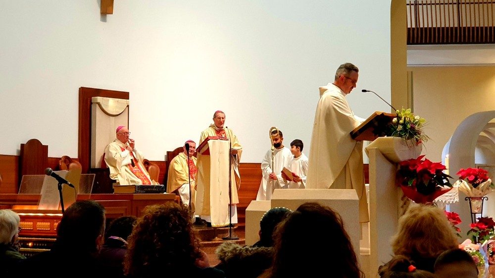 2021.01.11 Nunzio Apostolico Mons Luigi Bonazzi in Albania Tirana