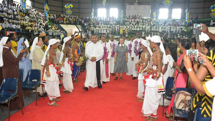 Nel 2018 in Sri Lanka per la celebrazione dei 175 anni di fondazione dell'Opera della Santa Infanzia
