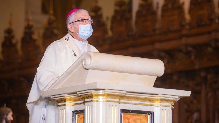 2021.01.11 En Bautismo del Señor, misa presidida por Arzobispo de Lima, Mons. Carlos Castillo