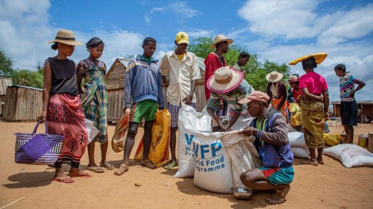 The World Food Programme reaching out to drought-stricken people in Madagascar.