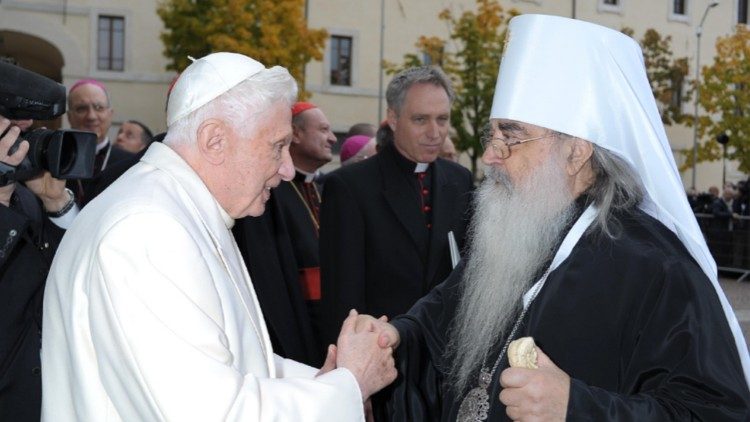 Metropolita Filaret s Benediktom XVI.