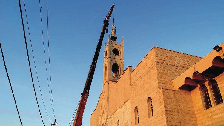 Al-Tahira bažnyčia Karakoše yra viena iš popiežiaus Pranciškaus vizito Irake stotelių