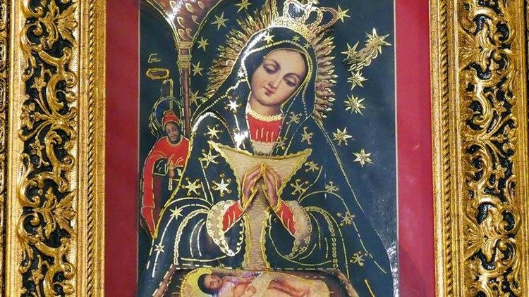 Imagen de la Virgen de Altagracia, patrona de la República Dominicana
