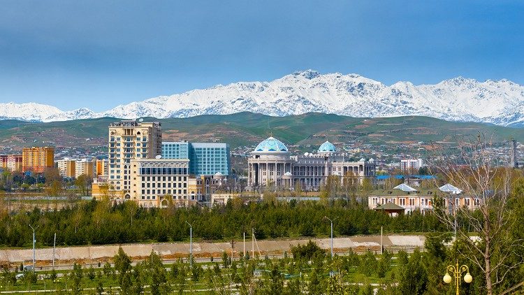 Vue sur Douchanbé, la capitale tadjike