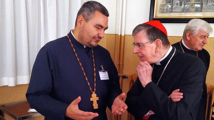 Отець Ігор Шабан та Президент Папської Ради сприяння єдності християн кардинал Курт Кох