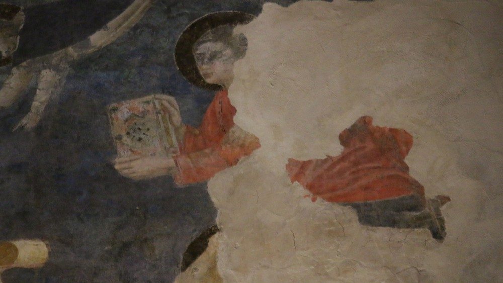Il più antico affresco di san Tommaso nella Basilica di Santa Maria Novella a Firenze