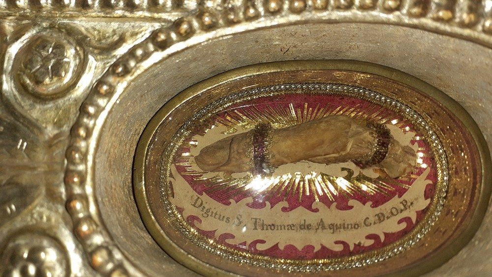 La reliquia del dito di San Tommaso
