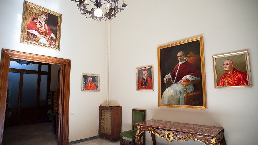 Portraits of the Prefects in the offices of the Dicastery for the Doctrine of the Faith 