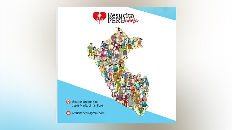 El depliant informativo de la iniciativa solidaria Resucita Perú Ahora, promovida por la Conferencia Episcopal peruana