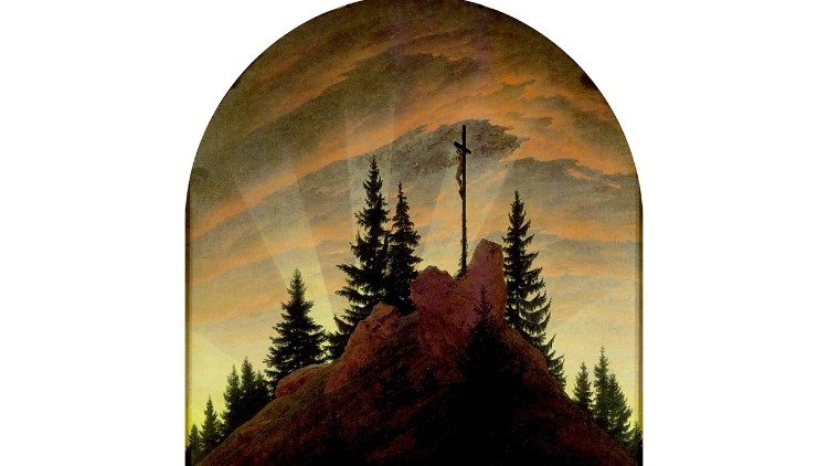 La croce sulla montagna (1807 1808) - Gemäldegalerie di Dresda (Germania)