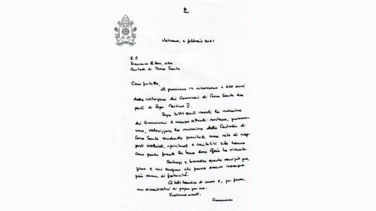 Carta del Papa Francisco