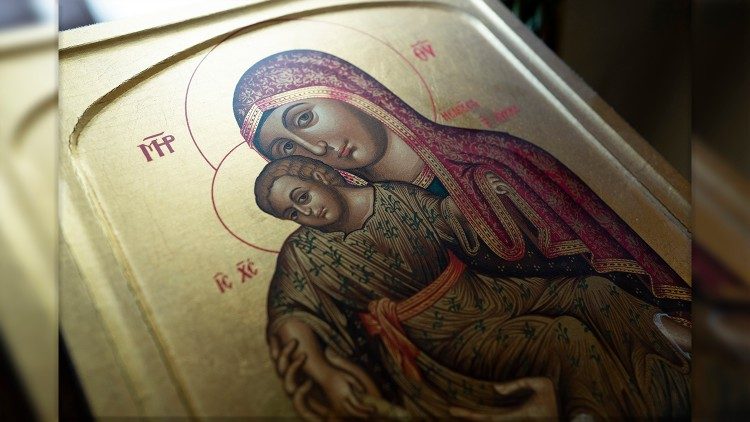 Une icône de Marie au sein de la Congrégation pour les Églises orientales.