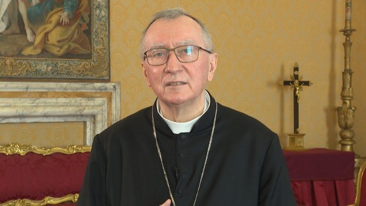 El Secretario de Estado, cardenal Pietro Parolin expresa la cercanía de la Santa Sede a Ucrania