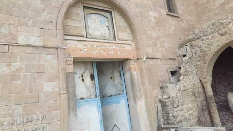 Manastiri kaldeas ne Mosul, shkatërruar nga Isisi