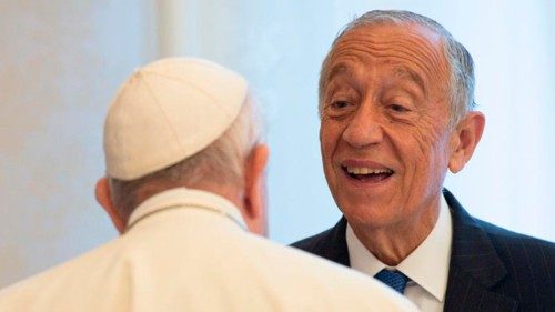 Papst empfing Portugals Präsidenten