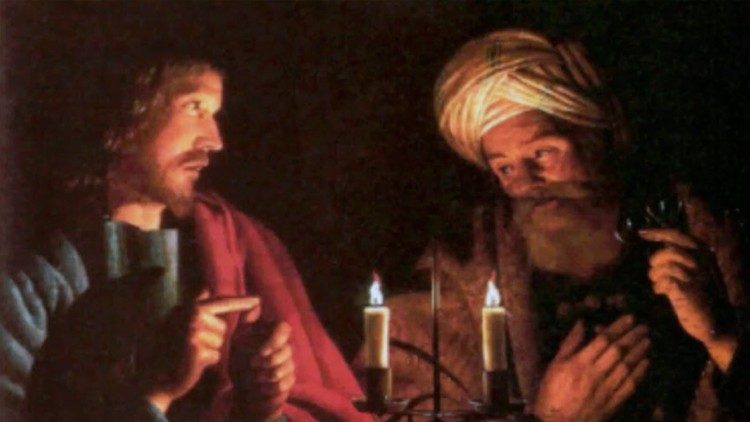 Исус разговаря с Никодим (Йоан 3, 14-21)