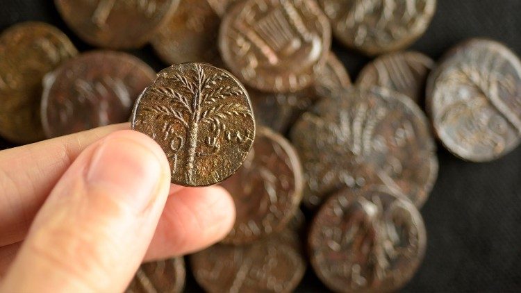 A cache of rare coins was also unearthed