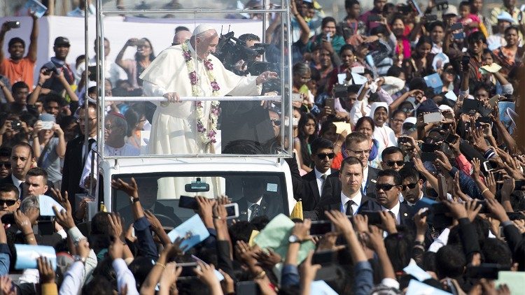 Ferenc pápa 2017-ben járt Bangladesben