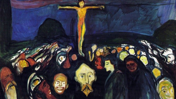 Edvard Munch, Monte Calvário, crucifixão, 1900, Munch Museu, Oslo