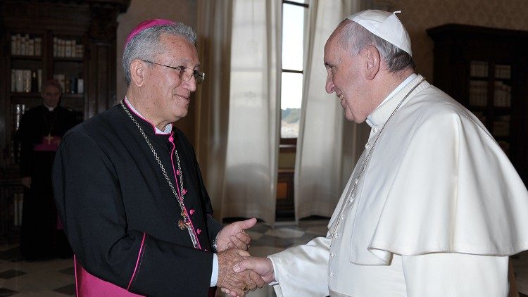 D. Pedro Zilli com o Papa