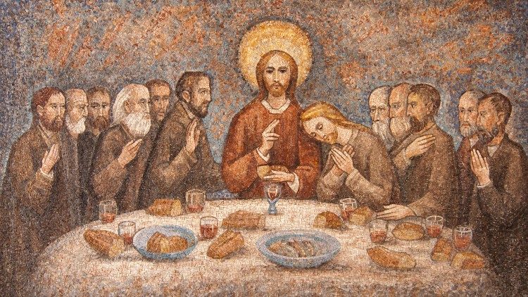 Posljednja večera, Isus i dvanaestorica apostola