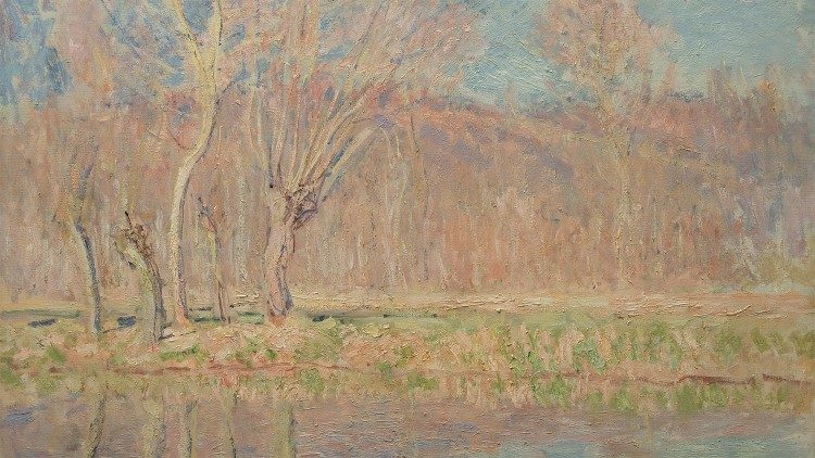 Nella mostra ad Illegio: Claude Monet, "Alberi a bordo d'acqua, primavera a Giverny"
