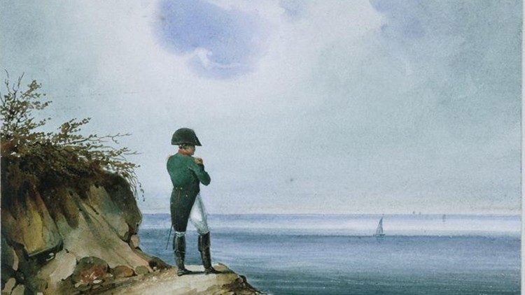 Napoleone in esilio sull'Isola di Sant'Elena (acquarello)