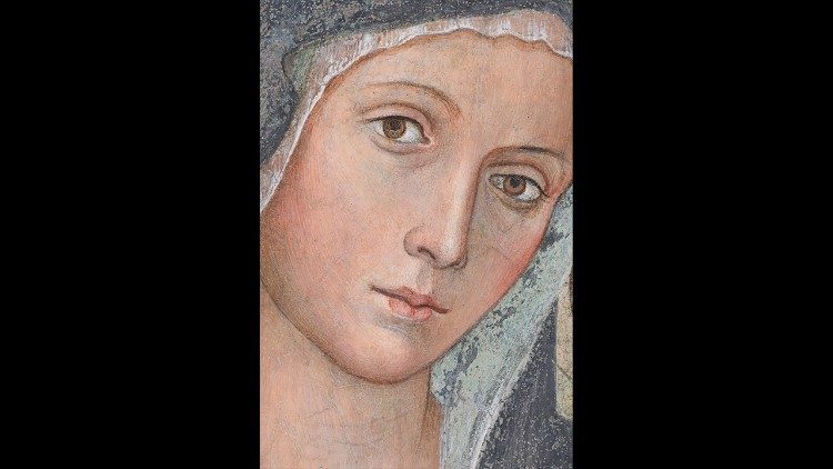 Il volto della Madonna delle partorienti