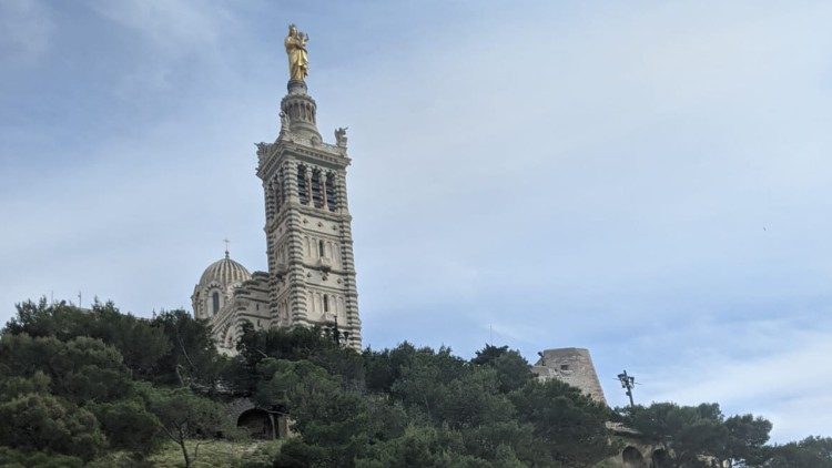 Basilique Notre-Dame de la Garde à Marseille. 