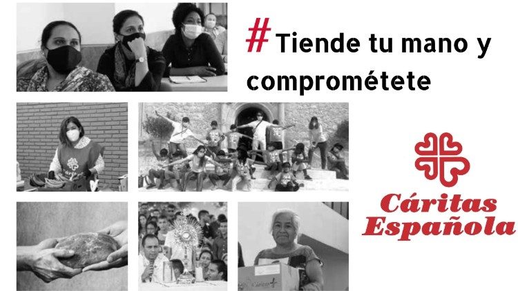 Cartél de Cáritas España para la Semana de la Caridad 2021. 
