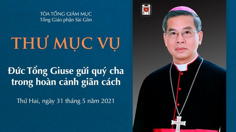 Đức cha Giuse Nguyễn Năng gửi thư mục vụ cho các linh mục