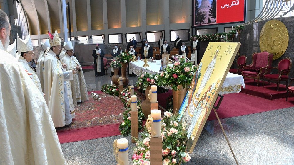 Mesha e Patriarkut maronit, kardinalit Bechara Raii në Harissa të Libanit, 6 qershor 2021