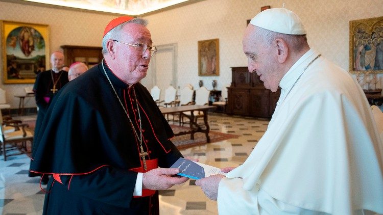Popiežius Pranciškus ir kardinolas Jean-Claude Hollerich