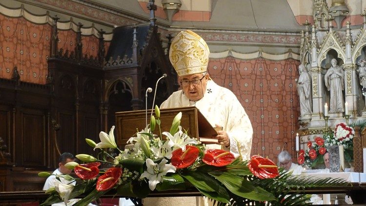 Vrhbosanski nadbiskup metropoli, kardinal Vinko Puljić 