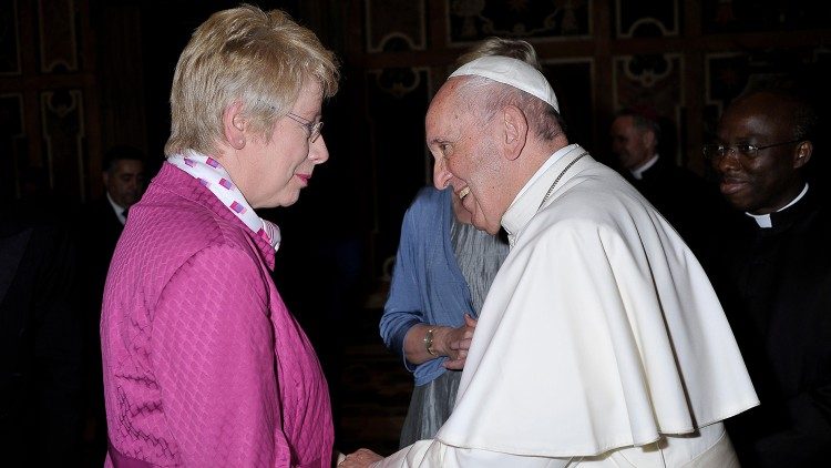 Popiežius ir profesorė Myriam Wijlens