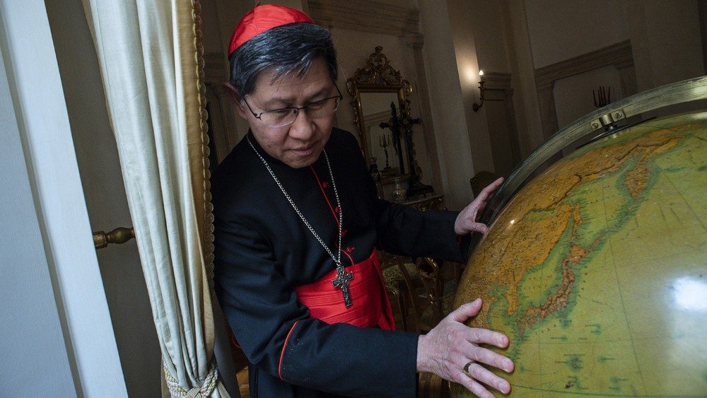Kardinál Tagle predstavuje Kongregáciu pre evanjelizáciu národov (jún 2021)