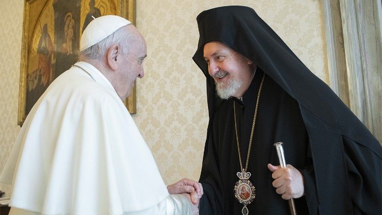 Papa Franjo i metropolit Emmanuel