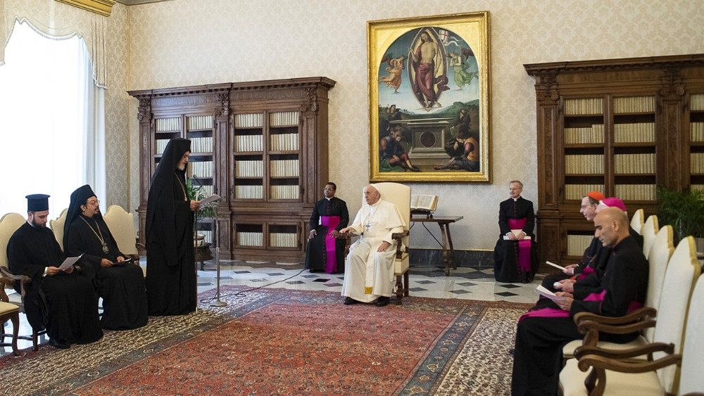 El Papa Francisco recibe a una delegación del Patriarcado Ecuménico de Constantinopla 