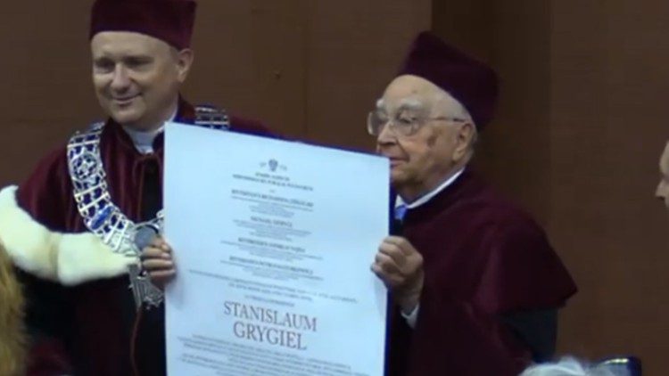 Prof. Stanisław Grygiel doktorem honoris causa UKSW 
