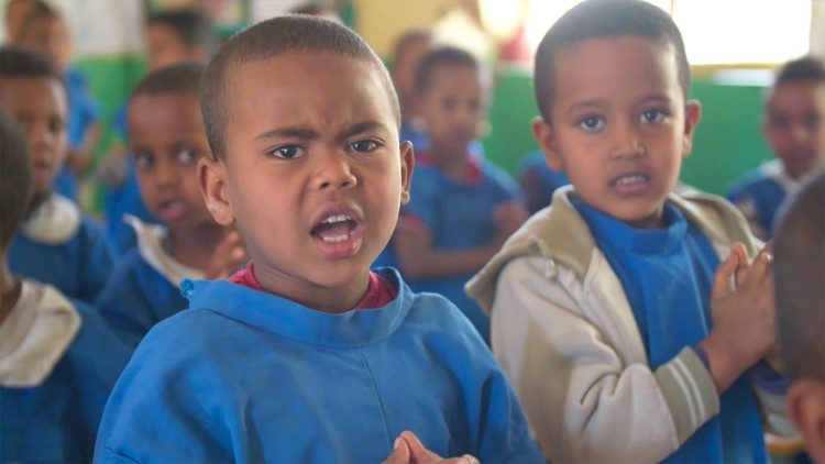 Schulkinder in Äthiopien 