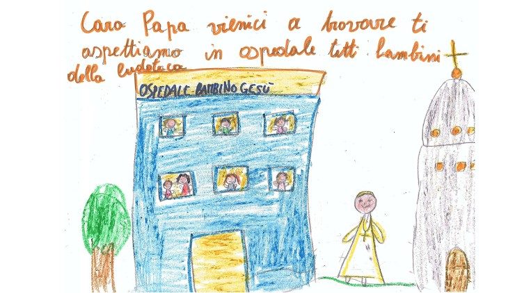 Z listov pre pápeža Františka od detí z nemocnice Bambino Gesù 